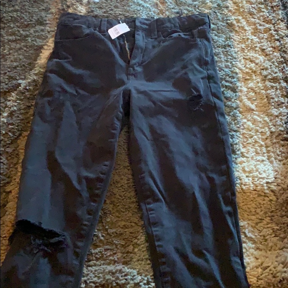 American Eagle black skinny jeans